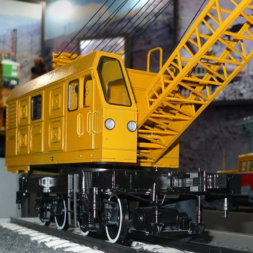 Модель железнодорожного крана КЖДЭ-25 масштаб 1:20 изготовление на заказ, Киев